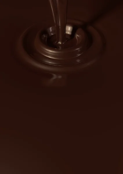 액체 다크 초콜릿 배경 스톡 이미지