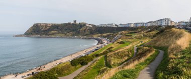 Kuzey Yorkshire 'daki Scarborough Körfezi' ne giden patikalar Eylül 2020 'de görüldü..