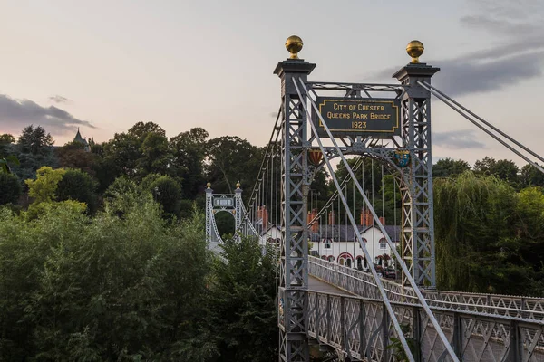 Мост Через Реку Честере Сентябре 2021 Года — стоковое фото