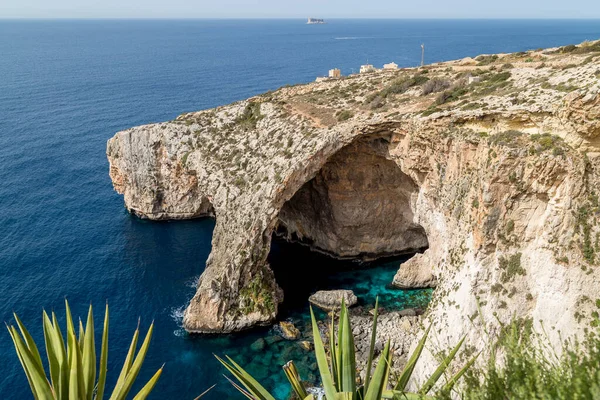 Blue Grotto cave seen on the south coast of Malta in 2022.