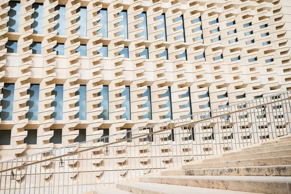 Wide Steps Railing Lead Parliament House Valletta Malta May 2022 — ストック写真