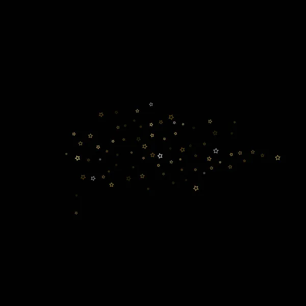 Золотые Блестящие Звезды Роскошные Блестящие Конфетти Рассеянная Маленькая Искра Вспышка — стоковый вектор
