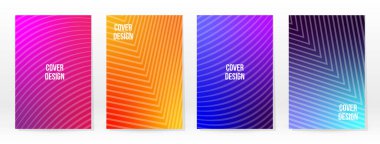 Asgari Poster. Pastel Soft. Gökkuşağı Gradyan Kümesi. Grafik Renk Arkaplanı. Bulanık ağ dokusu. Vektör Modern Banner. Soyut Parlak Duvar Kağıdı. Gradyan Teknoloji Kapağı. Mobil Şablon Tasarımı.