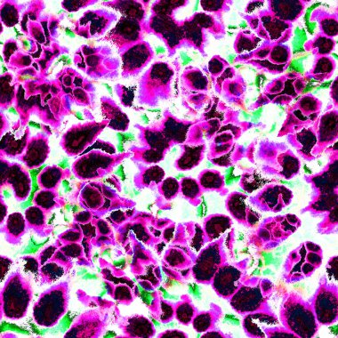 Suluboya el boyası kusursuz desen. Benekler, noktalar ve yırtık kenarlarla karıştırılmış illüstrasyon. Modern soyut arka plan. Tekstil, yüzey, moda, mayo tasarımı için sonu gelmeyen gerçeküstü desen.