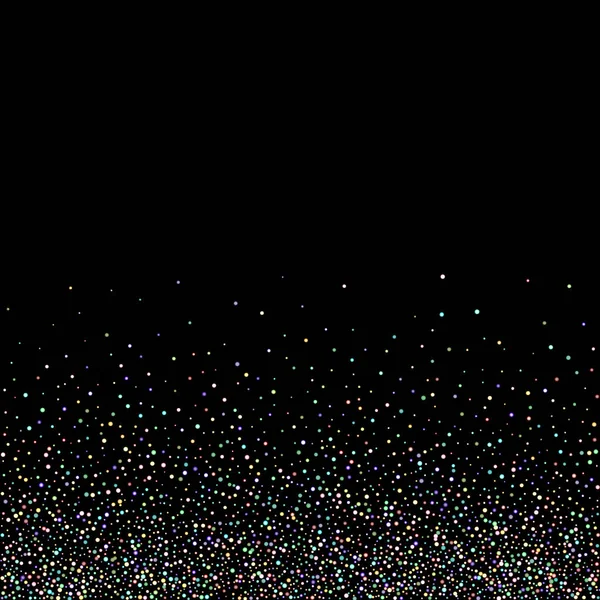 Glitzernd Schillernde Sterne Holographisches Funkeln Herbstkonfetti Regenbogen Ritzel Glänzende Kleine — Stockvektor