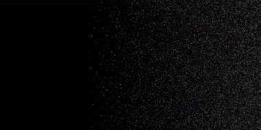 Parıldayan Parıldayan Yıldızlar. Holografik Parıltı Düşen Konfeti. Rainbow Sprocket, Shiny Little, Balls, Circles. Rastgele Düşen Kara Arkaplan. Yeni Yıl Dağılmış Noel Vektörü illüstrasyonu.