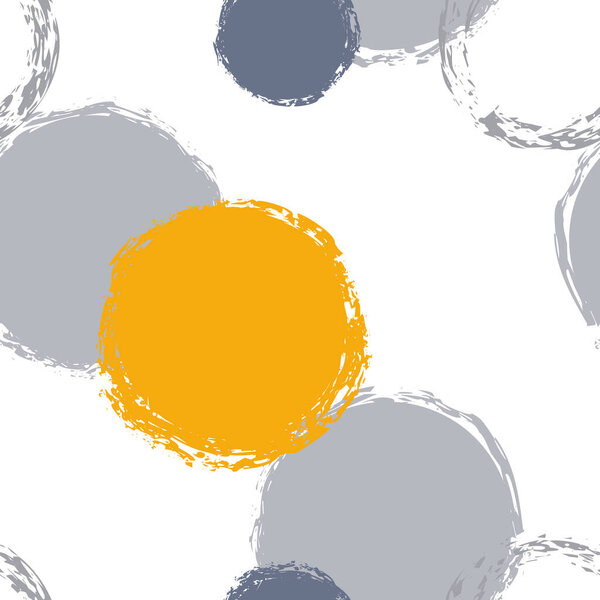 Polka Dot. Векторная текстура. Красочный орнамент. Белый абстрактный фон с акварелью осенью хаотические формы. Простой мягкий текстиль. Меловой раунд, Конфетти