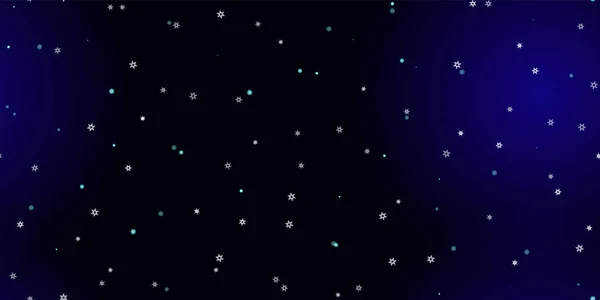 Falling Snowflakes Nahtloses Muster Illustration Mit Fliegendem Schnee Frost Schneefall — Stockvektor