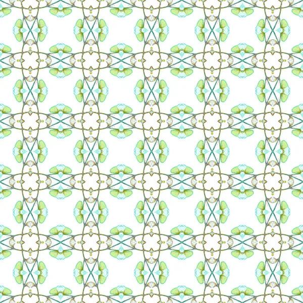 Geo Print Seamless Pattern Geometric Watercolor Texture Ethnic Tribal Print — Stock Photo, Image
