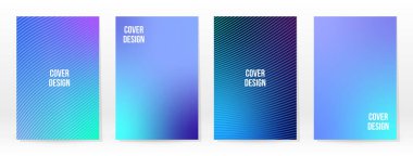 Asgari Poster. Pastel Soft. Mavi Gradyan Seti. Grafik Renk Arkaplanı. Bulanık ağ dokusu. Vektör Modern Banner. Soyut Parlak Duvar Kağıdı. Gradyan Teknoloji Kapağı. Mavi Mobil Şablon Tasarımı.