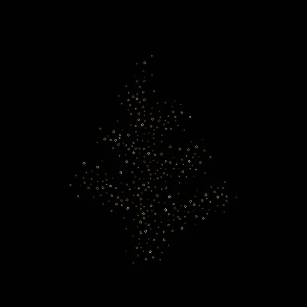 Árbol Navidad Estrella Del Brillo Oro Lujo Confetti Brillante Pequeño — Vector de stock