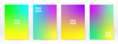 Asgari Poster. Pastel Soft. Gökkuşağı Gradyan Kümesi. Grafik Renk Arkaplanı. Bulanık ağ dokusu. Vektör Modern Banner. Soyut Parlak Duvar Kağıdı. Gradyan Teknoloji Kapağı. Mobil Şablon Tasarımı.