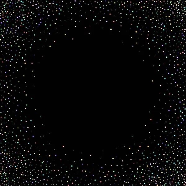 Glitter Iridescent Stars Holográfico Sparkle Fall Confetti Roda Dentada Arco —  Vetores de Stock