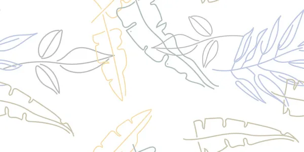 모티프 모티프 선착장이다 프린트 여름의 안개없는 반사기를 배경으로 예술적 식물학적 — 스톡 벡터