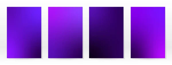 Minimal Affisch Pastell Mjuk Violett Strålningsset Grafisk Färgbakgrund Suddig Mesh — Stock vektor