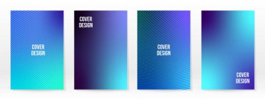 Asgari Poster. Pastel Soft. Mavi Gradyan Seti. Grafik Renk Arkaplanı. Bulanık ağ dokusu. Vektör Modern Banner. Soyut Parlak Duvar Kağıdı. Gradyan Teknoloji Kapağı. Mavi Mobil Şablon Tasarımı.