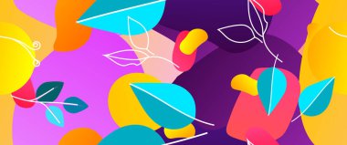 Kalın Yaprak deseni. Tropik Yaprak. Modern Motif. Orman baskısı. Yeşillik Yazı Kusursuz Düzen. Moda Vektörü Arkaplanı. Sanatsal Botanik Yüzey. Soyut Bitki. Parlak Moda. Karşıtlık Çizimi.