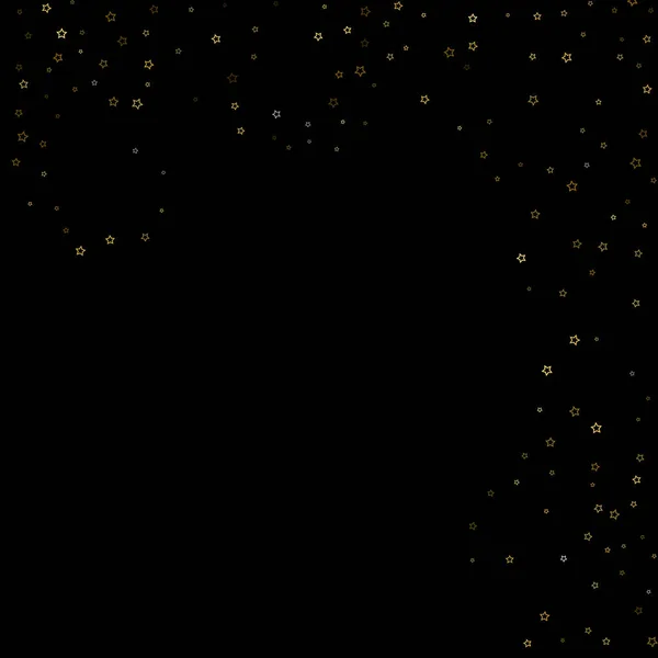 ゴールド グリッター スター ラグジュアリー シャイニー コンフェッティ 小さな輝きを散乱 フラッシュ グロー シルバー — ストックベクタ