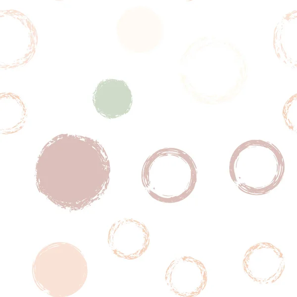 Polka Dot Modèle Sans Couture Vecteur Texture Design Couleur Blanc — Image vectorielle
