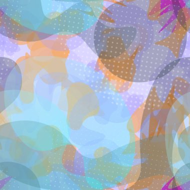 Kamuflaj Kusursuz Düzen. Modern Spor Tekstili. Yüzeyde sonu gelmeyen graffiti. Vektör Camo Kumaş. Woodland Konsepti. Yaratıcı Ordu Avlama Baskısı. Ekstrem Biçim İllüstrasyonu