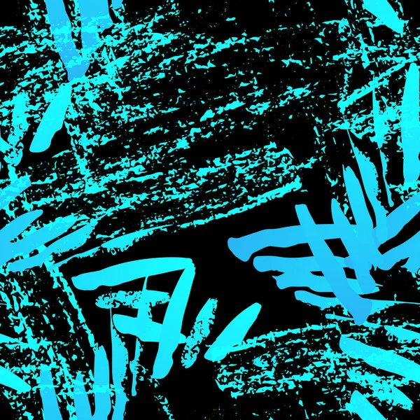 Modèle Camouflage Concept Mode Empreinte Détresse Blue Teal Illustration Textile — Image vectorielle