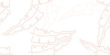 Tropik Yaprak. Modern Motif. Pastel Bir Çizgi Çizimi. Orman baskısı. Yeşillik Yazı Kusursuz Düzen. Yeşillik Vektörü Arkaplanı. Sanatsal Botanik Yüzey. Moda için soyut bitki dokusu