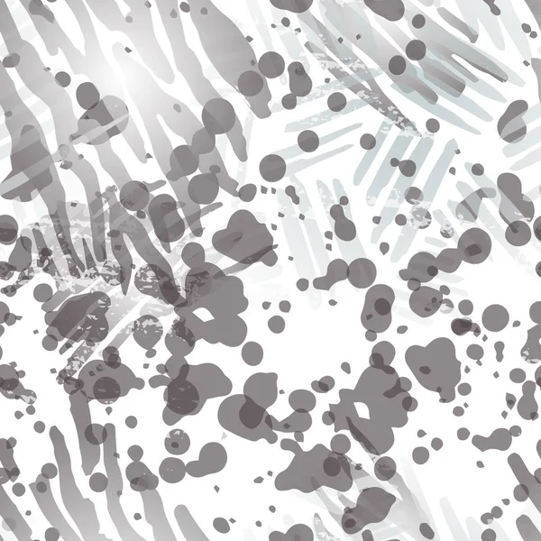 Texture Military Fashion Concept Distress Print Black White Illustration Urban — Vetor de Stock