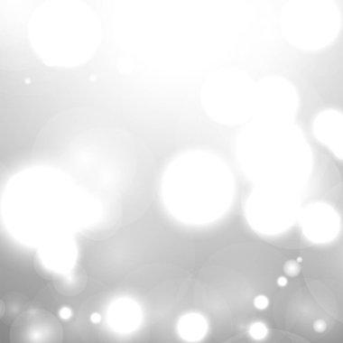 Gümüş Bokeh Noel Arkaplanı. Açık gri üzerinde kar taneleri. Bulanık Vektör Tasarımı. Kış Arkaplanı: Parıltı ve Örtülü Tatil Efekti. Sezon Bling Noel Dekorasyonu.