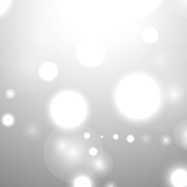 Gümüş Bokeh Noel Arkaplanı. Açık gri üzerinde kar taneleri. Bulanık Vektör Tasarımı. Kış Arkaplanı: Parıltı ve Örtülü Tatil Efekti. Sezon Bling Noel Dekorasyonu.