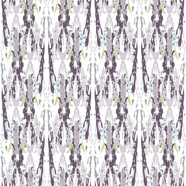 Ikat Batik Print Modern Style Shibori Fabric Design Племенная Вышивка — стоковый вектор