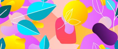 Kalın Yaprak deseni. Tropik Yaprak. Modern Motif. Orman baskısı. Yeşillik Yazı Kusursuz Düzen. Moda Vektörü Arkaplanı. Sanatsal Botanik Yüzey. Soyut Bitki. Parlak Moda. Karşıtlık Çizimi.