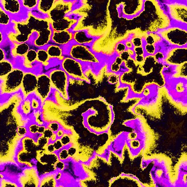 Islak ve pürüzsüz boya. Suluboya karışık resimlerle akan su sıçramaları, lekeler, noktalar, yırtık kenarlar. Tekstil, yüzey, moda, mayo ve modern tasarım için sonu gelmeyen soyut arka plan.