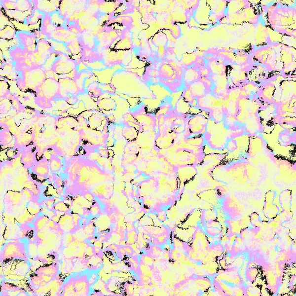 Nasse Farbe Nahtlose Muster Aquarell Gemischte Illustration Mit Fließenden Spritzern — Stockfoto