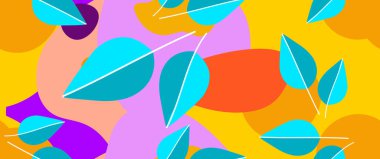 Kalın Yaprak deseni. Tropik Yaprak. Modern Motif. Orman baskısı. Yeşillik Yazı Kusursuz Düzen. Moda Vektörü Arkaplanı. Sanatsal Botanik Yüzey. Soyut Bitki. Parlak Moda. Karşıtlık Çizimi.