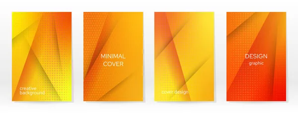Minimal Poster Pastell Weich Rainbow Gradient Set Vorhanden Graphic Color — Stockfoto