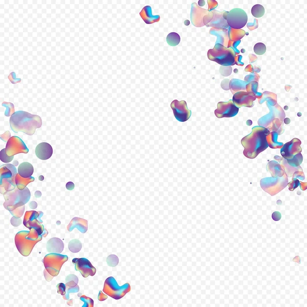 Světlé Bublina Digitální Vektor Průhledné Pozadí Obal Grafických Prvků Barevný — Stockový vektor