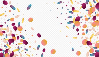 Sihirli Yuvarlak Karnaval Şeffaf Arkaplan. Renkli Karnaval Şablonu. Uçan Sancak. Gökkuşağı Eğlence Arkaplanı.