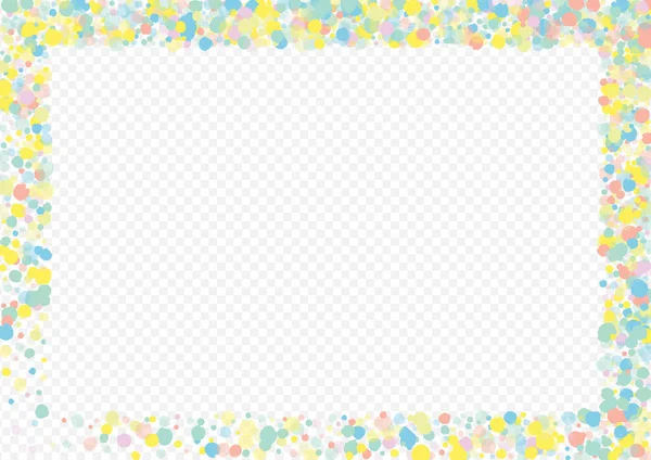 Chuva Verde Natal Fundo Transparente Cartão Efeito Confetti Fallingfestive Shine — Vetor de Stock