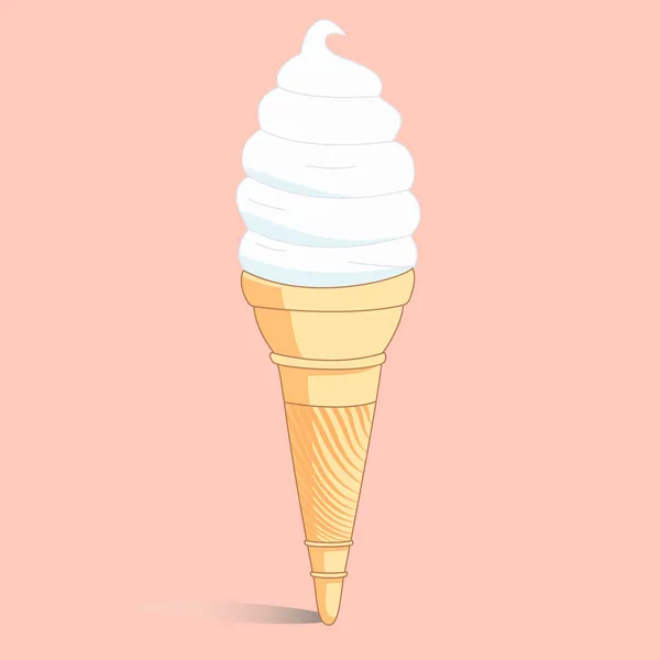 Tubo de helado abstracto . — Vector de stock