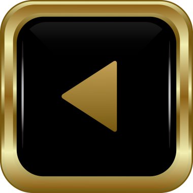 siyah altın rewind düğme.