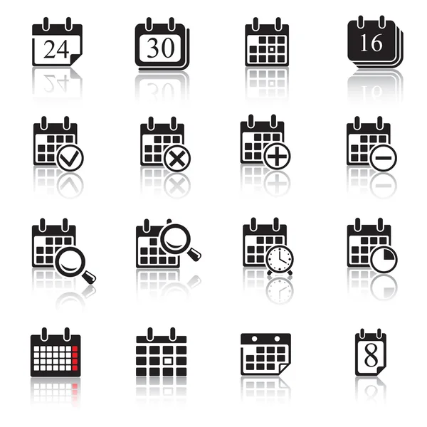 Ícones de calendário & Símbolos . Gráficos De Vetores