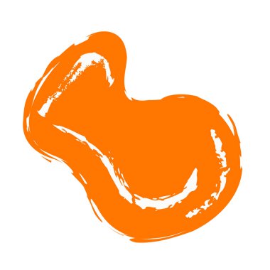 Suluboya grafik elementler Pürüzsüz sıvı formları. Vektör. Dinamik şekiller ve çizgiler. Tek renkli olsun. Logo ve el ilanı şablonu