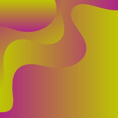 Gradyan neon arka plan. Vektör 3 boyutlu fantastik düzen. Grafik elementler. Vektör. Dinamik renkli şekiller ve çizgiler. Sıvı şekilli pankartlar.