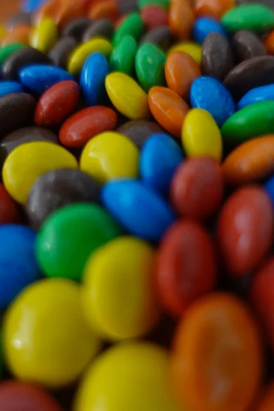 Bolas Chocolate Coloridas — Fotografia de Stock