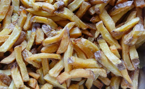 Lezzetli kahvaltı. Kızarmış patates. Dilimlenmiş. Çok lezzetli.