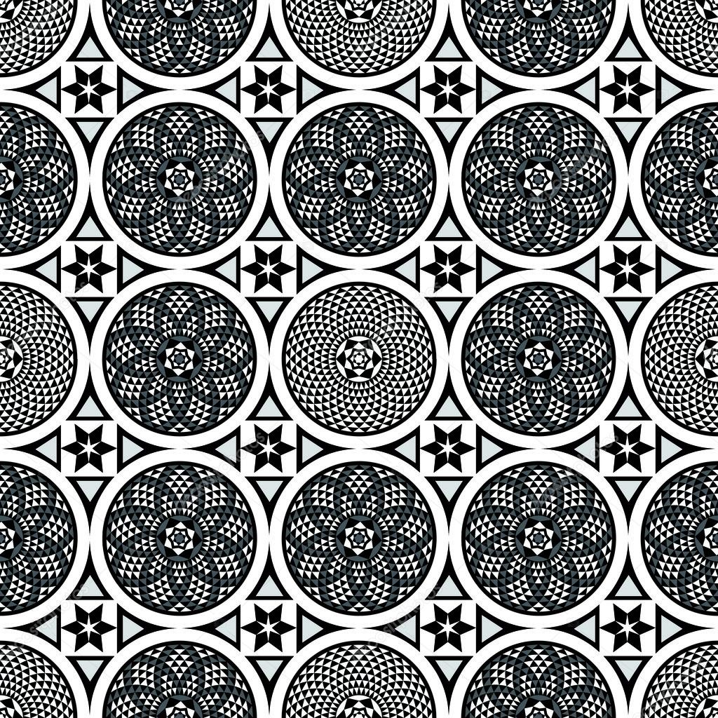Geometric pattern roman cosmati inspired