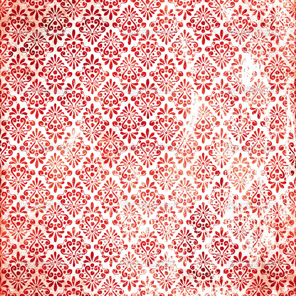 Damask seamless pattern, Damaged fabric like