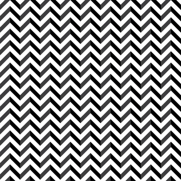 Chevron patrón negro sin costuras — Vector de stock