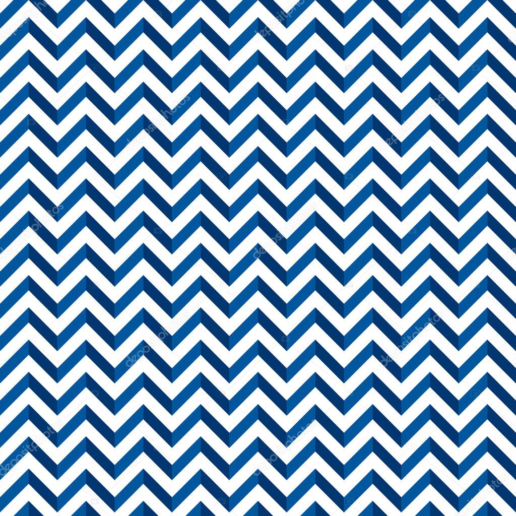 Chevron pattern blu