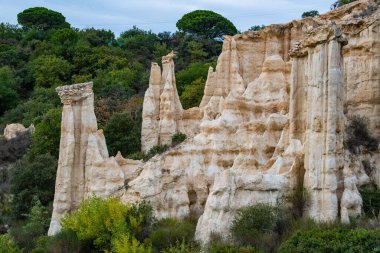 Les Orgues Ille sur Tet, Pyrenees Orientales, Languedoc Roussillon, Fransa